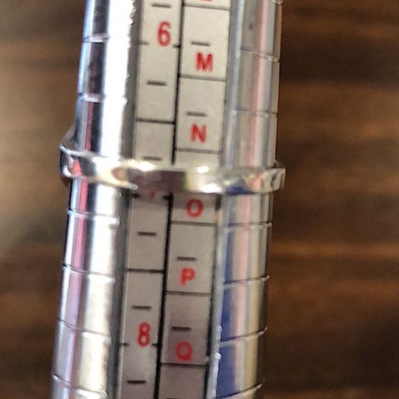 NEW Sterling Silver Rectangle Cut Blue Topaz Ring Sz 7 - Picture 3 of 8